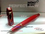 Perfect Replica MontBlanc Boheme Gold Clip Red Rollerball Pen Blue Jewelry